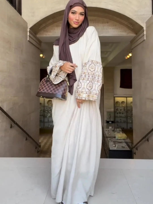 Abaya à manches longues pour femme